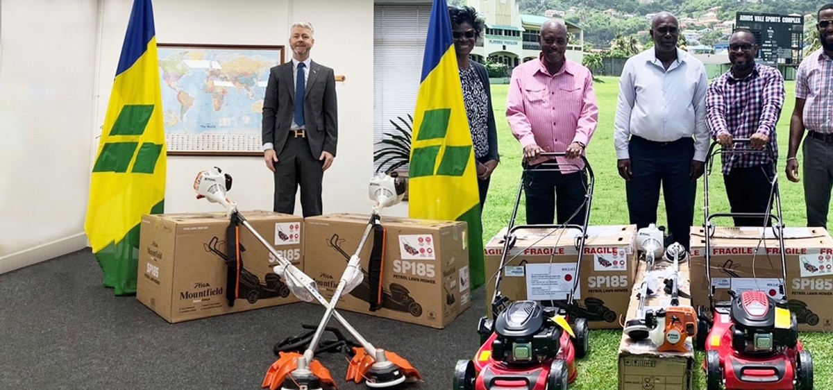 SVG Consul General Gets Machinery For The National Sports Council