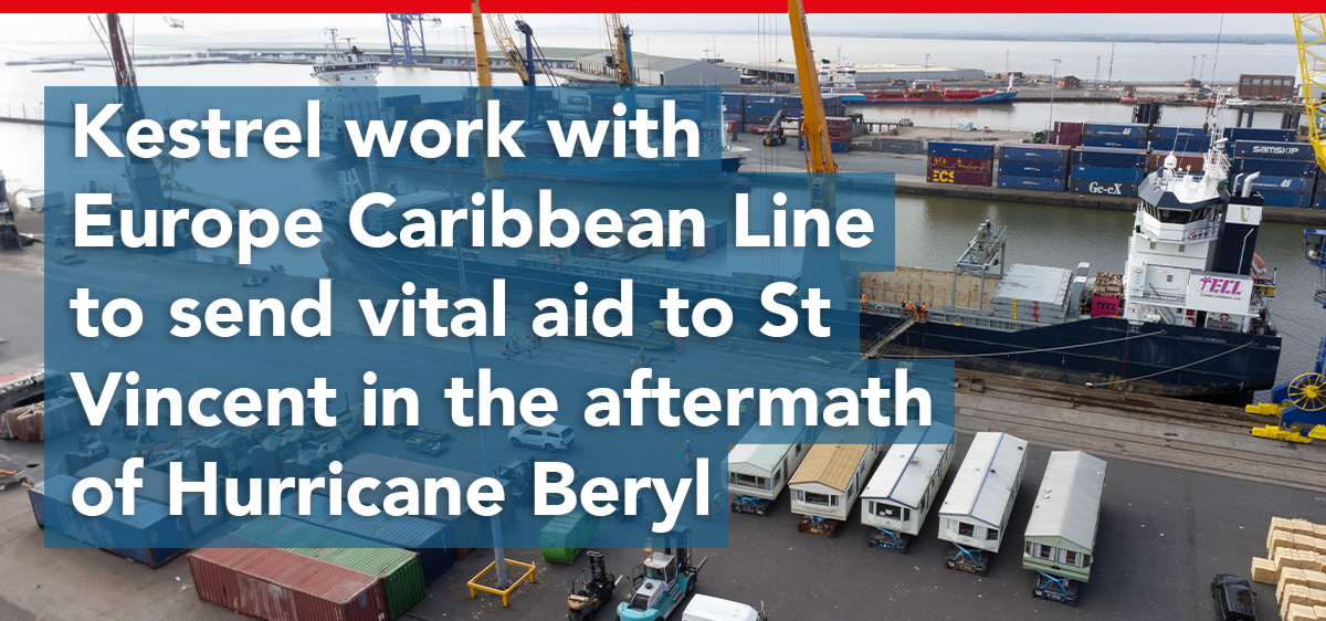 The Beautranga - Kestrel and ECL collaborate to send aid for Hurricane Beryl